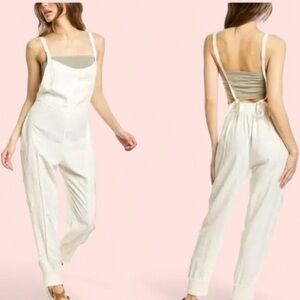 FP Movement Split Rock ivory overalls